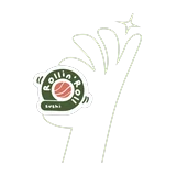 Rollin Roll Sushi logo